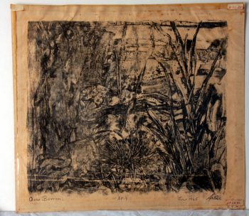 Ocean Bottom stone lithograph by Arlice